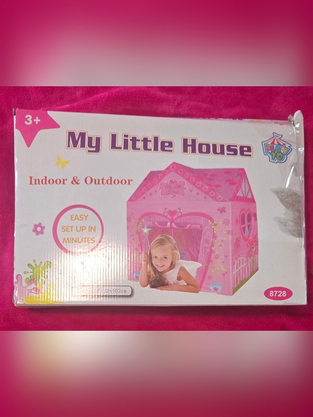 My Little House Kids Play Tent - Pink